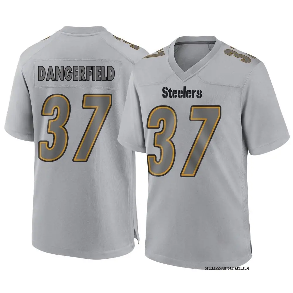 Game Gray Youth Jordan Dangerfield Pittsburgh Steelers Atmosphere Fashion Jersey