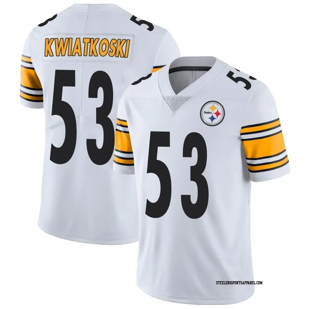 Limited White Men's Nick Kwiatkoski Pittsburgh Steelers Vapor Untouchable Jersey