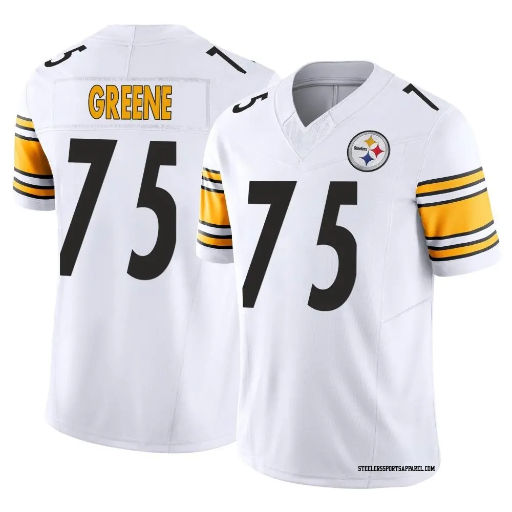 Limited White Youth Joe Greene Pittsburgh Steelers Vapor F.U.S.E. Jersey