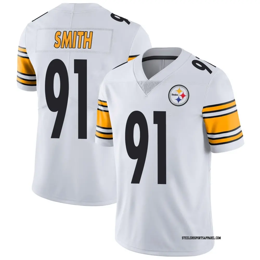 Limited White Youth Preston Smith Pittsburgh Steelers Vapor Untouchable Jersey